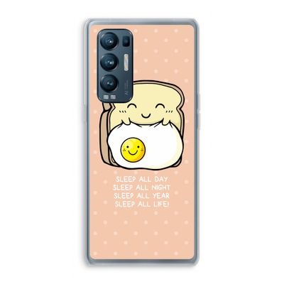 Sleep All Day: Oppo Find X3 Neo Transparant Hoesje