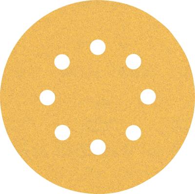 Bosch Accessoires Expert C470 schuurpapier voor excenterschuurmachines 125 mm, 8 gaten, K100 5-delig - 2608900806
