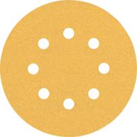 Bosch Accessoires Expert C470 schuurpapier voor excenterschuurmachines 125 mm, 8 gaten, K100 5-delig - 2608900806