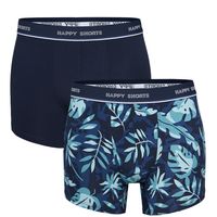 Happy Shorts Happy Shorts 2-Pack Boxershorts Heren Leaves Print