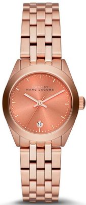 Horlogeband Marc by Marc Jacobs MBM3377 Roestvrij staal (RVS) Rosé 18mm