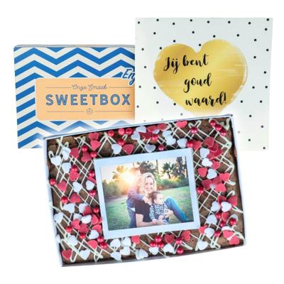 Brownies met eigen foto (The Sweetest Picture)