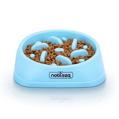 Nobleza Anti schrok bak voor hond - Vierkant - 20x20 cm - Blauw