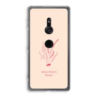 Where flowers bloom: Sony Xperia XZ2 Transparant Hoesje