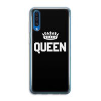 Queen zwart: Samsung Galaxy A50 Transparant Hoesje Queen zwart: Samsung Galaxy A50 Transparant Hoesje