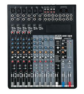 DAP GIG-124CFX - 12-kanaals live mixer met een ingebouwde effectenprocessor