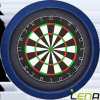 Lena Dartbord Verlichting Basic Blauw