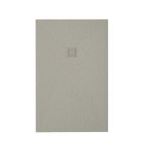 ZEZA Grade Douchebak - 160x90cm - antislip - antibacterieel - mineraalmarmer - rechthoek - mat new pearl (beige) 400000000000019923
