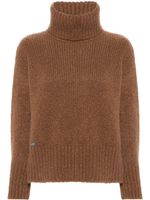 Alanui pull Finest Turtleneck - Marron - thumbnail