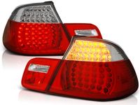 Tuning-Tec Achterlichten BMW E46 04 99-03 03 CABRIO ROOD HELDER LED - thumbnail