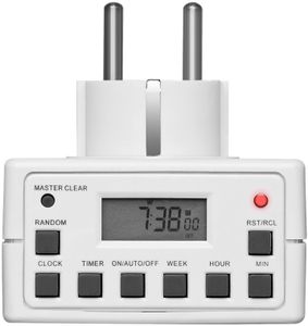 Goobay 93256 elektrische timer Wit Dagelijkse/Wekelijkse timer