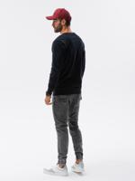 Ombre - heren sweater zwart - B1146-02 - thumbnail