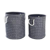 Mandenset DKD Home Decor Polyester (38 x 38 x 47 cm)
