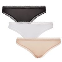 Calvin Klein 3 stuks Bottoms Up Refresh Thongs