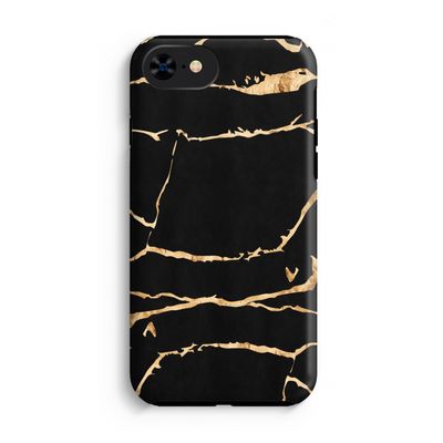 Gouden marmer: iPhone SE 2020 Tough Case