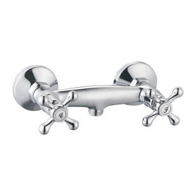 Kraan met 2 knoppen Rousseau Beverley Grijs Metaal Blik 15 cm Douche