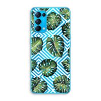 Geometrische jungle: Oppo Find X3 Lite Transparant Hoesje