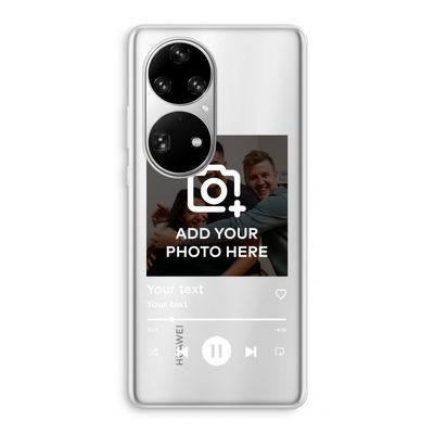 Music Player: Huawei P50 Pro Transparant Hoesje