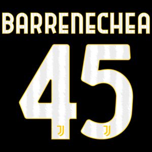 Barrenechea 45 (Officiële Juventus Bedrukking 2023-2024)