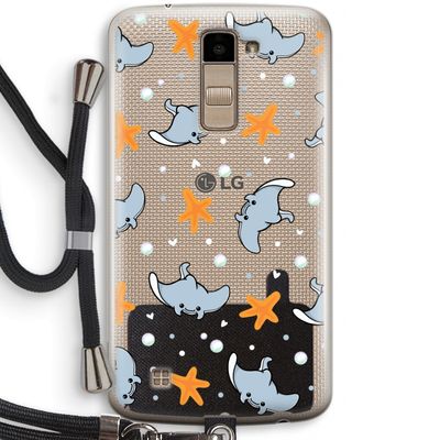 Manta: LG K10 (2016) Transparant Hoesje met koord