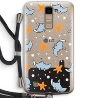 Manta: LG K10 (2016) Transparant Hoesje met koord