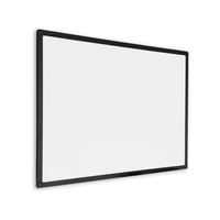 Whiteboard met zwart frame - Magnetisch - 90x120 cm