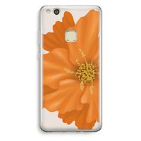 Orange Ellila flower: Huawei Ascend P10 Lite Transparant Hoesje