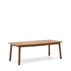 Kave Home Uitschuifbare Eettafel Turqueta Teakhout, 220-294 x 100cm