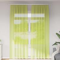Gordijnen voile met lipje Top 2 st Appelgroen Gordijnen voile met lipje Top 2 st Appelgroen