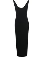 The New Arrivals Ilkyaz Ozel robe crayon à design sans manches - Noir