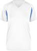 James & Nicholson JN316 Ladies´ Running-T - White/Royal - XS