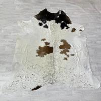 Koeienhuid bruin creme wit 235x205cm M/L