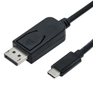 ROLINE USB type C - DisplayPort adapterkabel, v1.2, M/M, 1 m