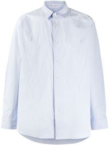 JW Anderson chemise à appliqué ancre marine - Bleu