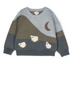 Konges Sløjd sweat à détail de patch - Bleu