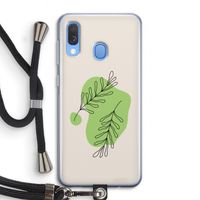Beleaf in you: Samsung Galaxy A40 Transparant Hoesje met koord