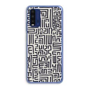 Moroccan Print: Xiaomi Redmi 9T Transparant Hoesje