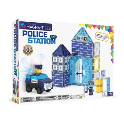 Magna-Tiles - Police Station - 35-delig