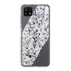 Gespikkelde marmer: Samsung Galaxy A22 5G Transparant Hoesje