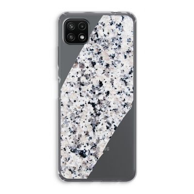 Gespikkelde marmer: Samsung Galaxy A22 5G Transparant Hoesje