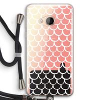Dakpannetjes: HTC U Play Transparant Hoesje met koord