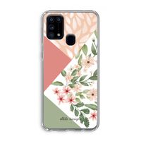 Sweet heaven geometrics: Samsung Galaxy M31 Transparant Hoesje