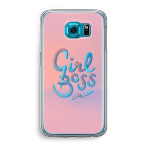 Girl boss: Samsung Galaxy S6 Transparant Hoesje