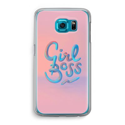 Girl boss: Samsung Galaxy S6 Transparant Hoesje