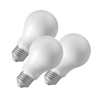 3x stuks stressballen lampbolletje gloeilamp 10 cm