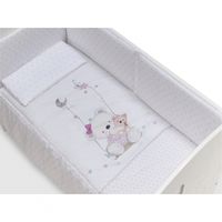 Interbaby bedtextielset Beer 60 x 120 cm katoen - thumbnail