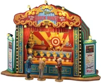 Lemax the duck hunt bewegend kersthuisje Carnival 2025