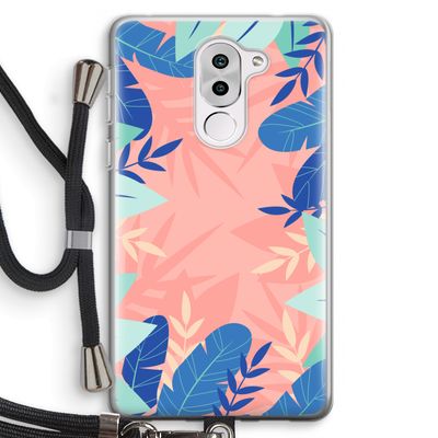 Tropisch: Honor 6X Transparant Hoesje met koord