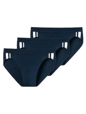 Schiesser - 95-5 - Rio-Slip - 3 pack - zwartblauw, Maat:XL