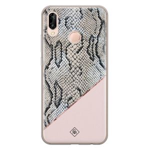 Huawei P20 Lite siliconen hoesje - Snake print